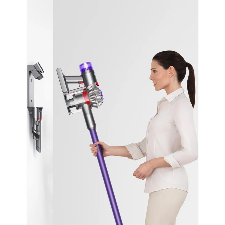 Dyson V8 Origin Handstaubsauger, 40 min Akkubetrieb, 2 Saugmodi, inkl. Motorbar Bodendüse, silber-violett – Bild 6
