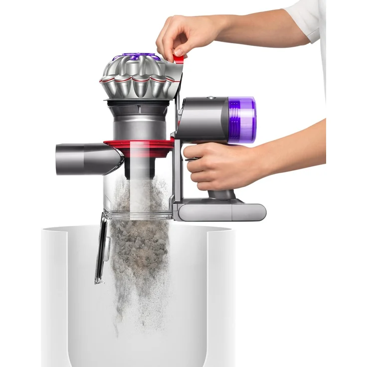 Dyson V8 Origin Handstaubsauger, 40 min Akkubetrieb, 2 Saugmodi, inkl. Motorbar Bodendüse, silber-violett – Bild 2