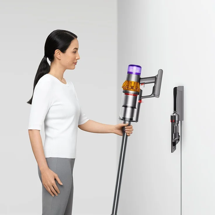 Dyson V15 Detect Absolute Handstaubsauger (2022), 394451-0160 min, gelb-nickel, Akkubetrieb, Akkuwechsel-Option – Bild 8