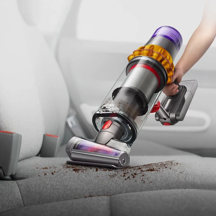 Dyson V15 Detect Absolute Handstaubsauger (2022), 394451-0160 min, gelb-nickel, Akkubetrieb, Akkuwechsel-Option – Bild 7