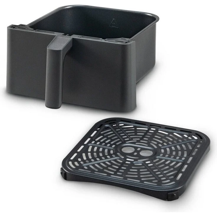 Cosori Dual Blaze XXL Heißluftfritteuse, ohne Fett, 1700 W, 6,4 Liter, bis 205 °C, antihaftbeschichtet, LED-Display, Kunststoff, Metall, schwarz – Bild 5