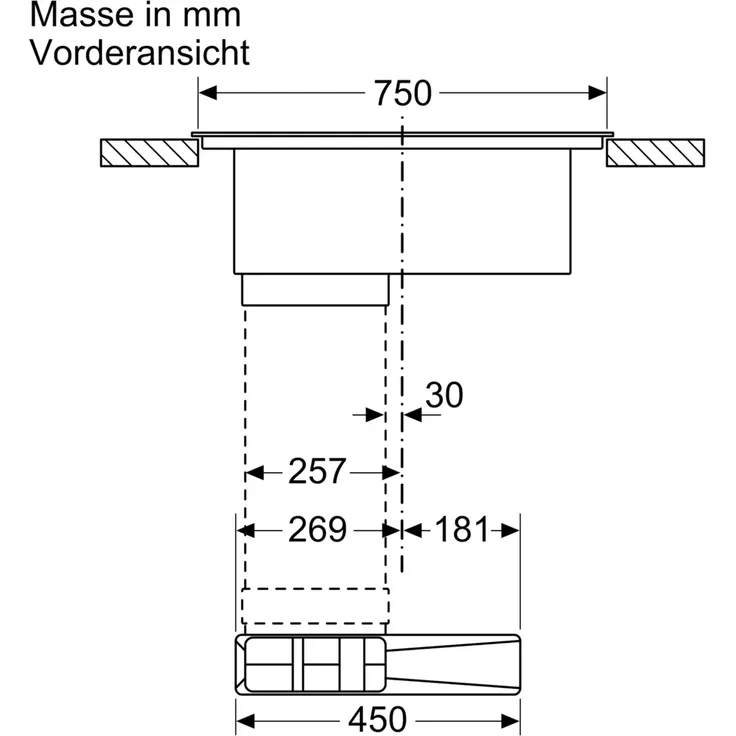 Bosch PXX875D57E Induktionskochfeld mit integriertem Dunstabzug, Serie 8, Breite 80 cm, mit Rahmen aufliegend, 2 Flexinduktionskochzonen, Direct Select, schwarz – Bild 7