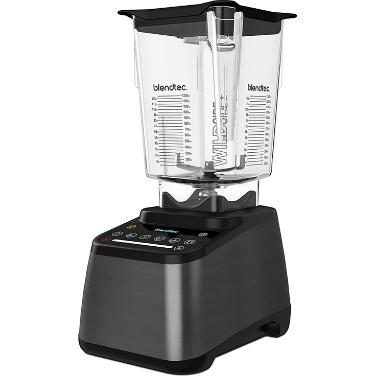 Blendtec Designer 725 Hochleistungsmixer-Blender, 2.66 L, 1800 W, Dunkelgrau Metallic