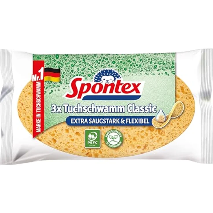 Spontex Tuchschwamm 3er – Bild 2
