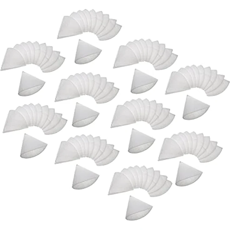 vhbw Kegelfilter für Lüftungsanlage, 100x Abluftfilter G4, DN 125, weiß, kompatibel mit Helios, Maico, Pluggit, Zehnder – Bild 1