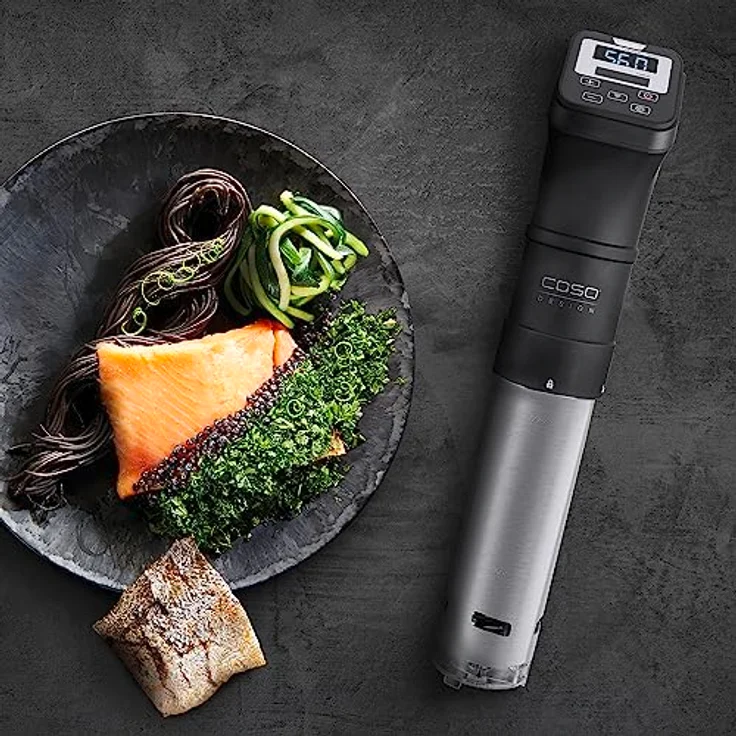 Caso SV 1200 Pro Smart Sous-Vide Garer, 1200 Watt, Themo Control, schwarz-silber – Bild 6