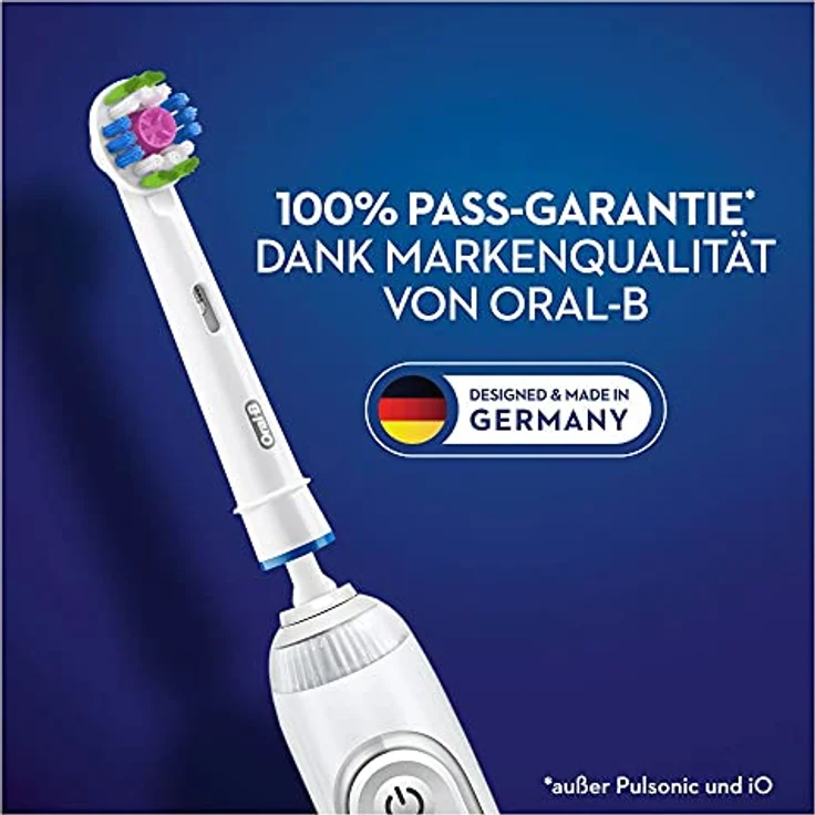 Oral-B 3DWhite Aufsteckbürsten mit CleanMaximiser-Borsten für aufhellende Reinigung, 8 Stück – Bild 6