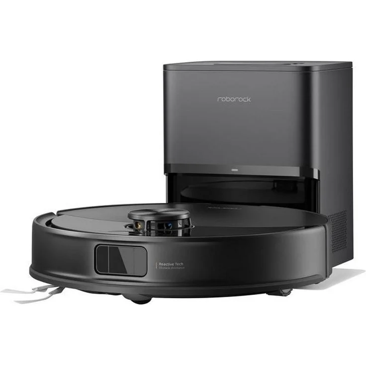 Roborock Q10 VF+, Beutelloser Staubsauger-Roboter, 10.000 Pa Saugleistung, Schwarz, selbstentleerende Station, 150 Minuten Akkulaufzeit, VibraRise Wischsystem