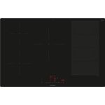 Siemens EX801HVC1E iQ700, Smartes Induktionskochfeld, 80 cm, Schwarz, flächenbündig, varioInduktion, TouchSlider, Bratensensor Pro - Braten ohne Anbrenngefahr