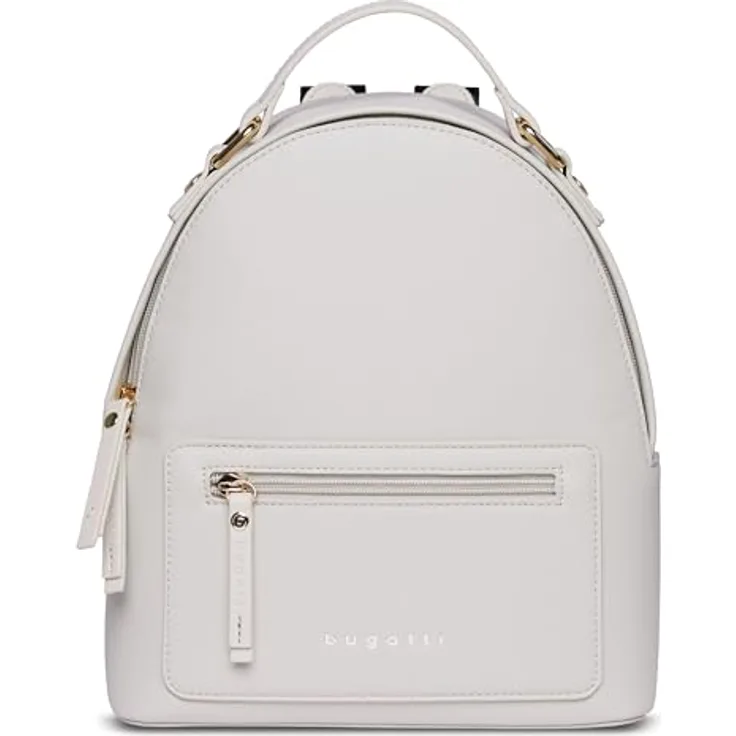 bugatti Ella City Rucksack, 28 cm, 100% Polyurethan, Farbe weiss, kompaktes Design
