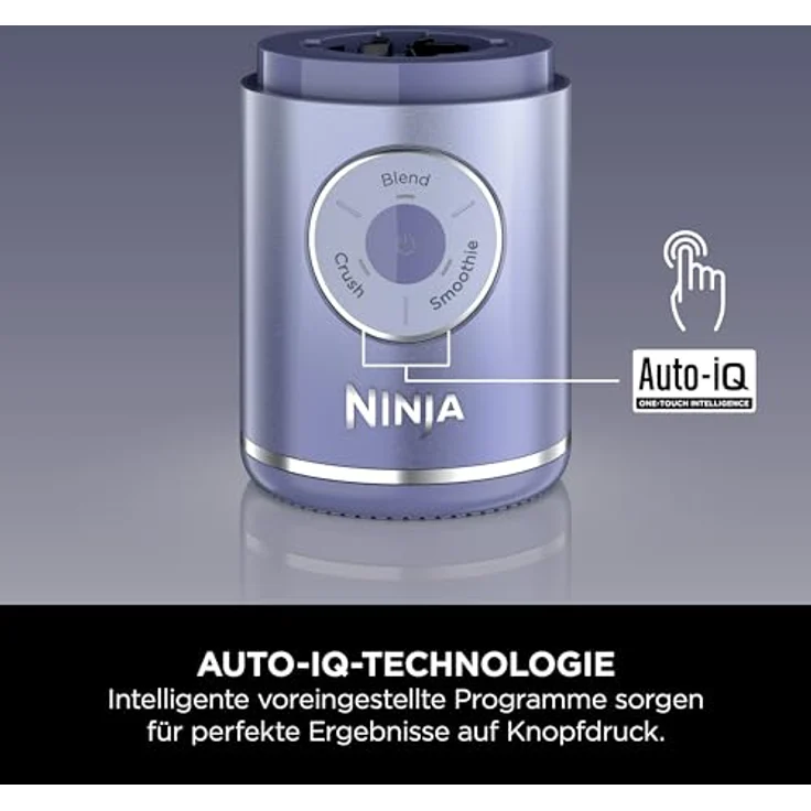 Ninja Blast Max BC251EULD Standmixer, kabellos mit PowerBlast-Technologie, Lavendel – Bild 12