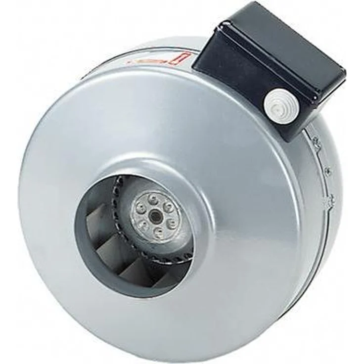 Maico MAIC Radial-Rohrventilator, hocheffizienter EC-Motor mit stufenloser Drehzahlregelung, pulverbeschichtetes Stahlblech, geräuscharm und druckstark, wartungsfrei, Schutzart IP X4