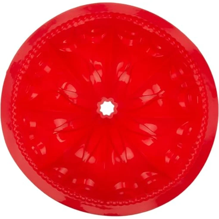 GMMH Original Silikonbackform XXL Kugelhupf Kuchen Backform Kuchenform Brotbackform Obstbodenform (rot) – Bild 4