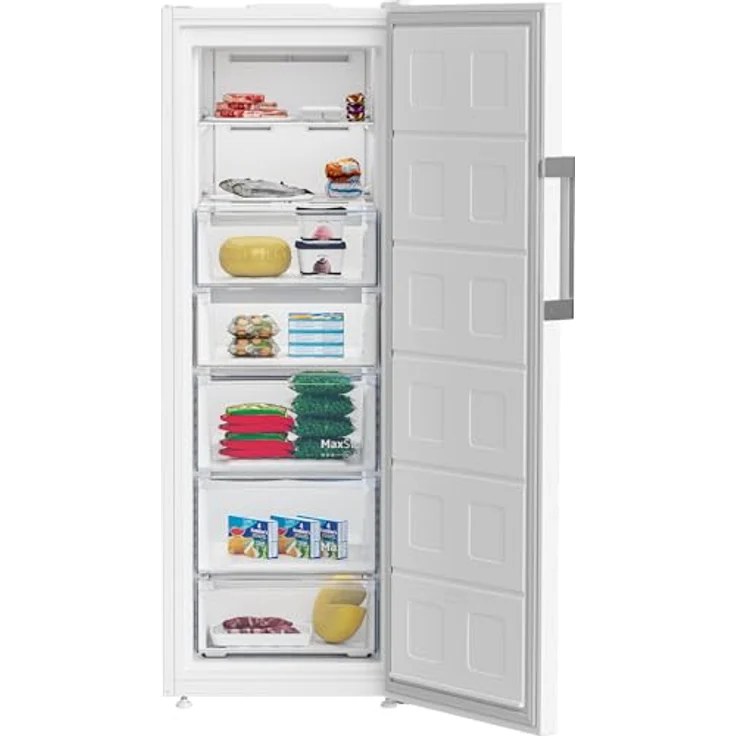 Beko B3RFNE294W, Gefrierschrank Senkrecht, No Frost Kühlung, Energieeffizienzklasse E – Bild 4