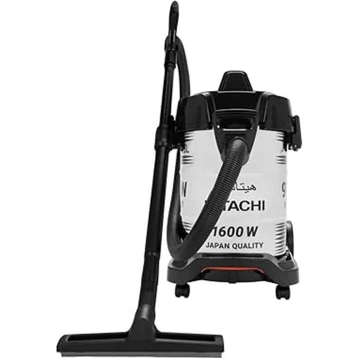 HITACHI CV-975 PW, 3-in-1 Profi-Nass- & Trockensauger mit 25L Edelstahl-Tank, 1600W, silber/schwarz – Bild 2