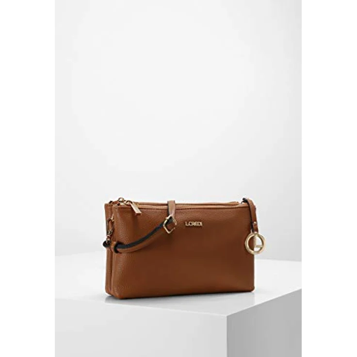 L.Credi Ella Umhängetasche, 14 cm, braun, aus 100% Polyurethan, 24 x 4 x 14 cm – Bild 2