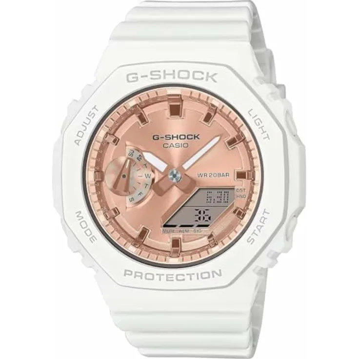 Casio G-Shock Classic Ana-Digi Uhr Weiß/Roséfarben GMA-S2100MD-7AER