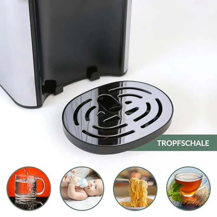 Sommertal HW400 Heißwasserspender Businessline, 4L Tank, instant heißes Wasser 45-100°C, Touchdisplay, kompakt – Bild 7