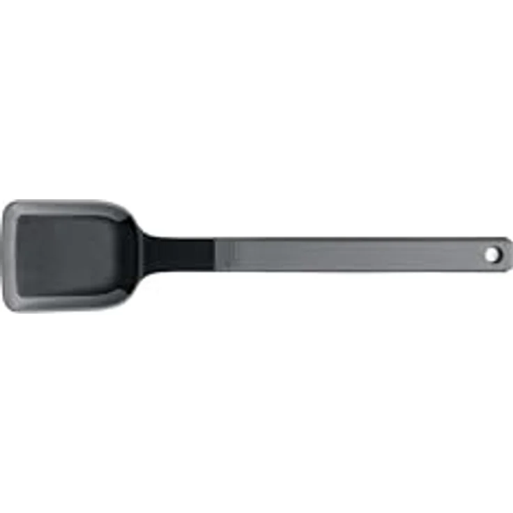 Woll Cook-It, Pfannenschaufel mit flexibler Silikonlippe, 6 cm breit, 32 cm lang, grau, hitzebeständig bis 220°, spülmaschinenfest – Bild 2