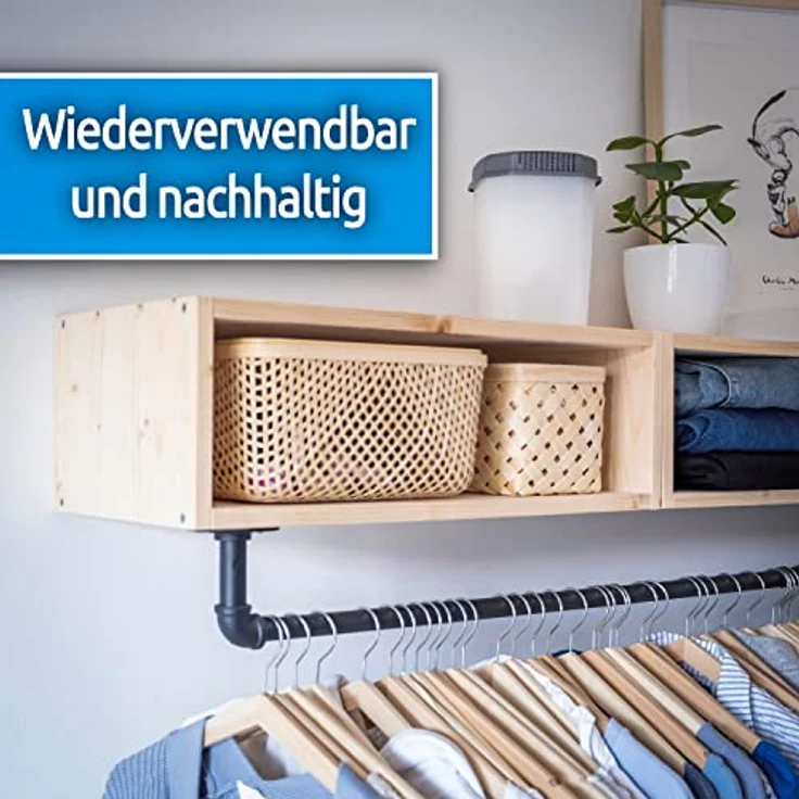 Bestlivings Luftentfeuchter Entfeuchter mit Ausgießer, für 55 m³ Räume, Tank 0,50 l, Raumentfeuchter inkl. 2x 680gr Granulat - Entfeuchter Raum – Bild 6