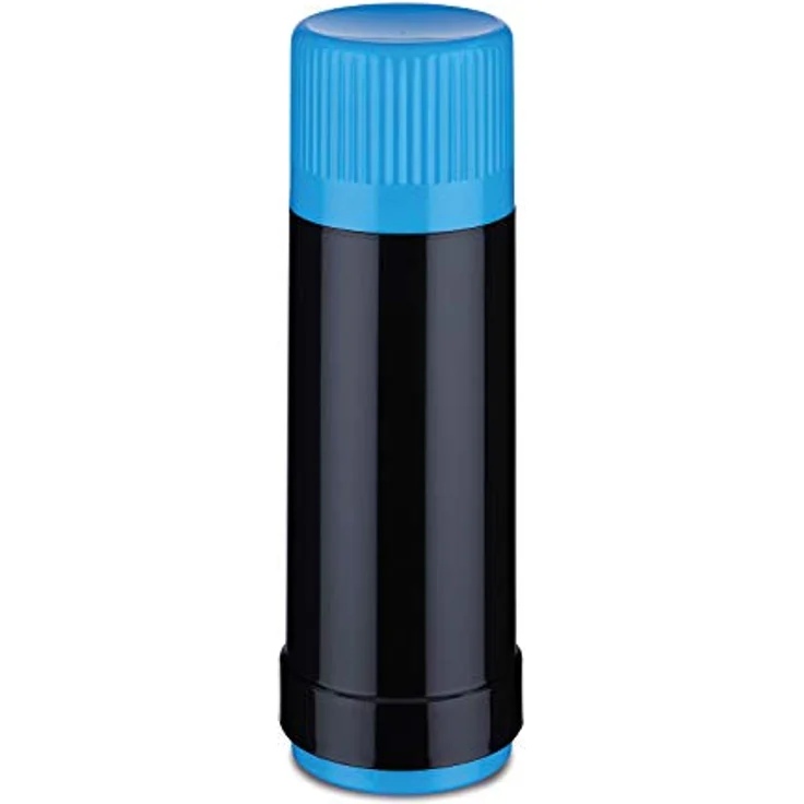 Rotpunkt Max 40, electric kingfisher Thermoflasche Schwarz, Blau 0,5 L – Bild 2