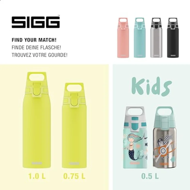 SIGG Trinkflasche Shield One Ultra Lemon 0,75L, gelb – Bild 7