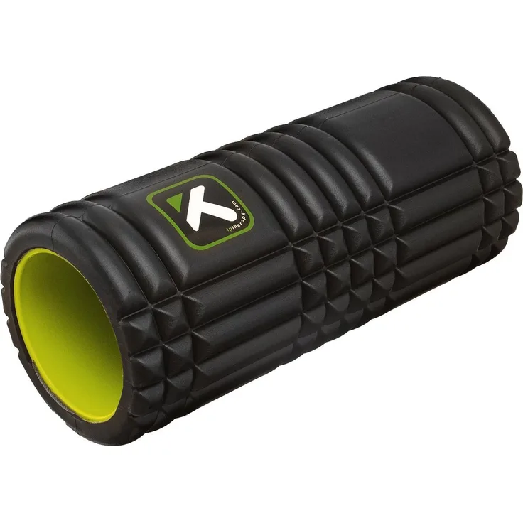 Trigger Point Grid Foam Roller, Massagegerät mit harten Innenrolle und weicher Außenrolle, optimierter Massageeffekt