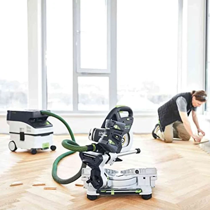 Festool Akku-Absaugmobil CLEANTEC CTLC MINI I-Basic, kompakter Nass- und Trockensauger mit 36 V Turbine, Bluetooth® Autostart und 3-stufiger Saugleistungsregulierung – Bild 3