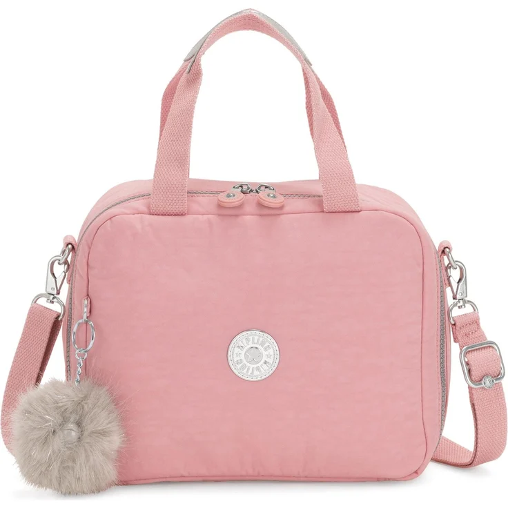 Kipling Miyo Brotdose 25 cm, Lunchbox mit isoliertem Hauptfach, leicht abwischbar, Band für Trolley - Kipling Lunchbox in Violett – Bild 1