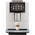 Tchibo Office Kaffeevollautomat, mit Keramikmahlwerk und Milchsystem, Farb-Touchdisplay, Edelstahl Brüher, 1500 Watt, cremige Milchschaumfunktion, 2l Wassertank, 30 Tassen am Tag, Weiß