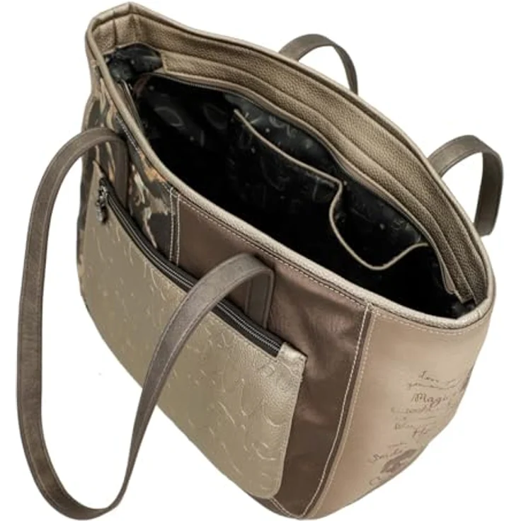 Anekke Real Shopper Tasche, 41 cm x 16 cm x 25 cm, mehrfarbig, 100% Polyurethan – Bild 7