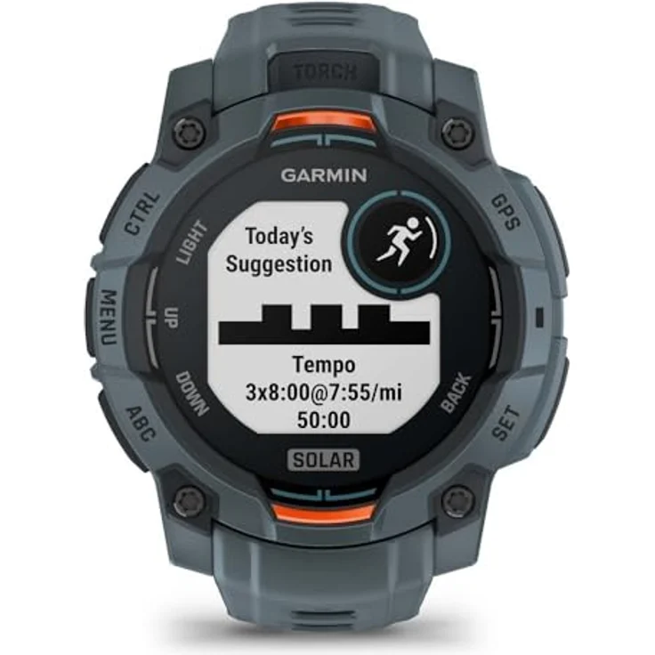 Garmin Instinct 3 45 Mm Solar Watch One Size, Grey / grey – Bild 5