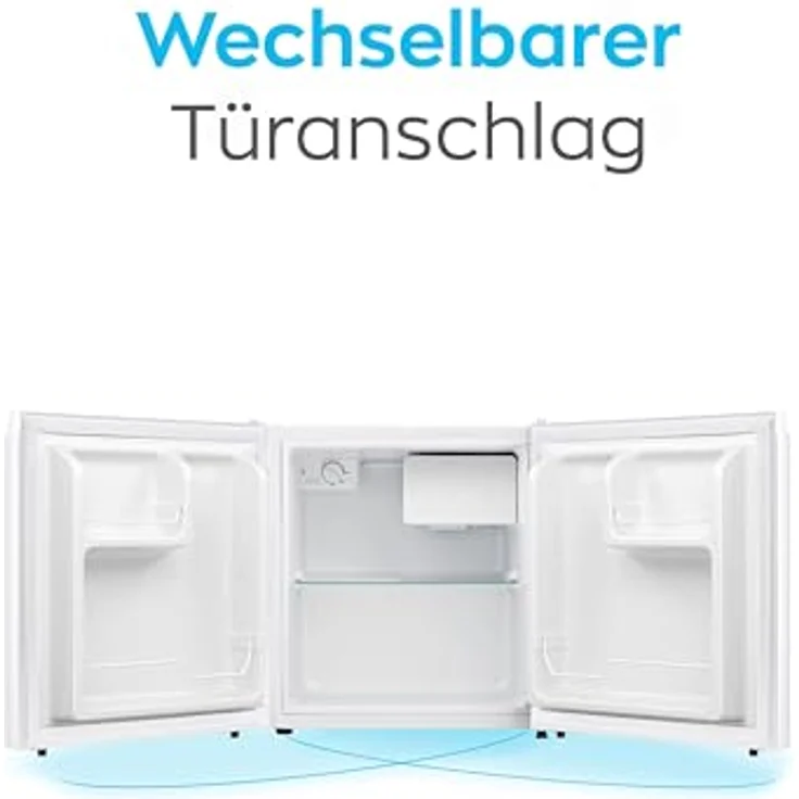 Heinrich´s HKB 4188 W, Getränkekühlschrank 45 Liter, Kühlgerät mit Gefrierfach, 50 cm hoch, 44.5 cm breit, energieeffizient, geräuschlos – Bild 6