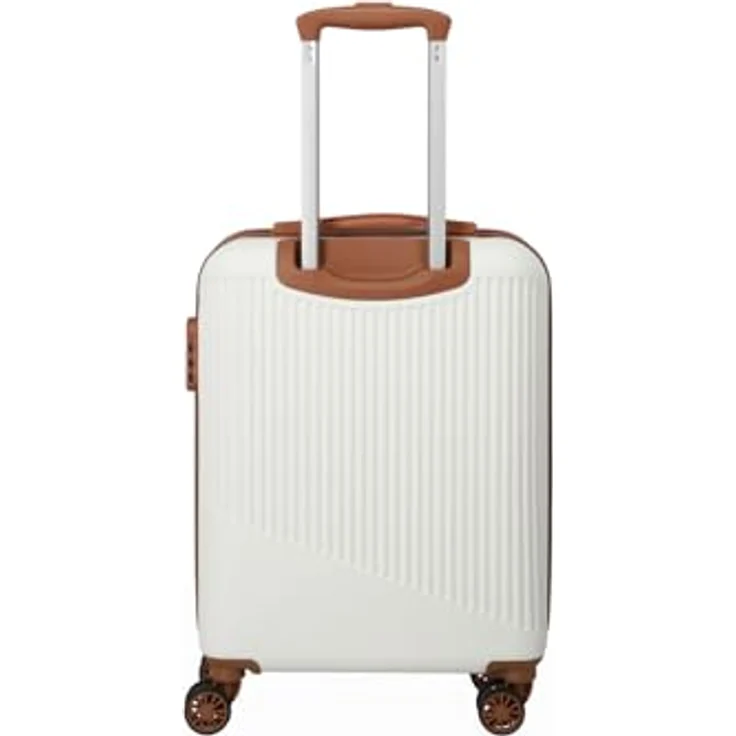 Travelite Koffer Bali 4 Rollen Kabinentrolley S 55 cm, Weiss, (34 l, S) - ABS, praktische Innenaufteilung, 4 stabile Rollen – Bild 4