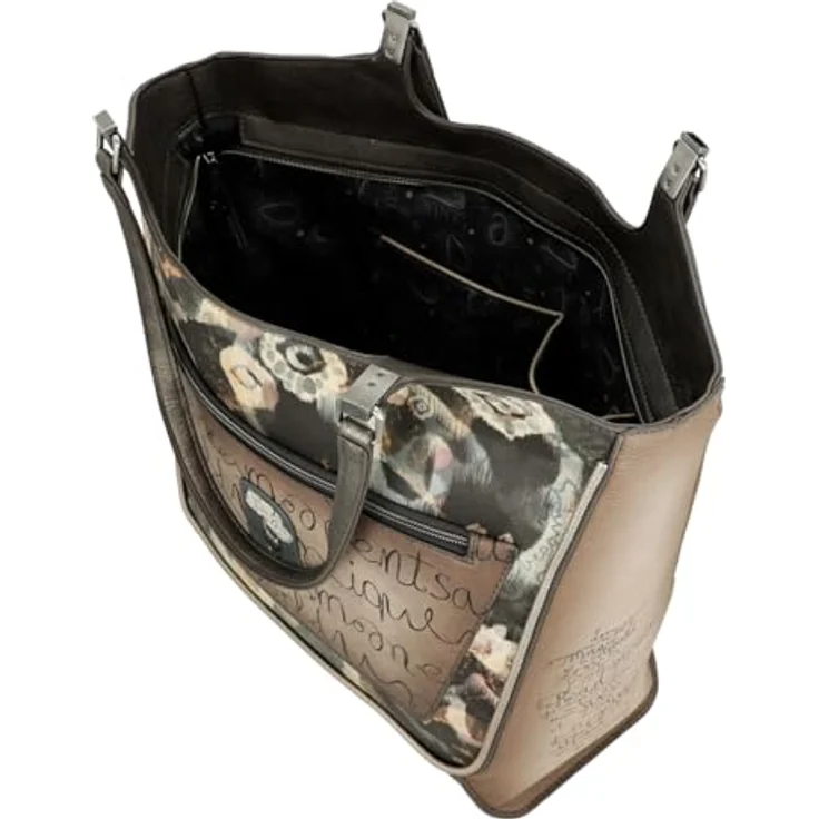 Anekke Real Shopper Tasche, 38 cm x 12 cm x 33 cm, mehrfarbig, 100% Polyurethan – Bild 6