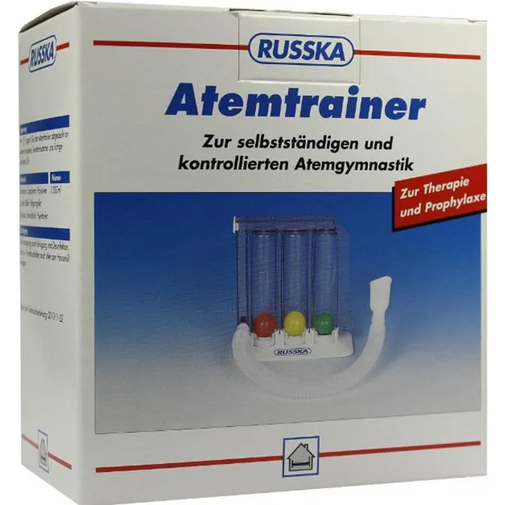 RUSSKA Atemtrainer 1 St Gerät zur selbstständigen und kontrollierten Atemgymnastik