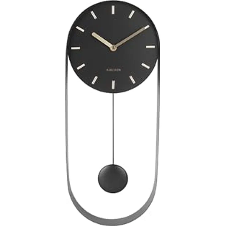 Karlsson Moderne Wanduhren KA5822BK, Schwarz, 20 x 5 x 50 cm – Bild 3