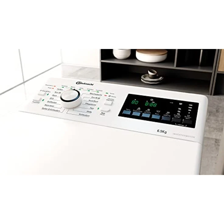 Bauknecht WMT Eco Smart 6513 Z C, Toplader-Waschmaschine, C, Fassungsvermögen 6,5 kg, Standgerät, Breite 40 cm – Bild 6