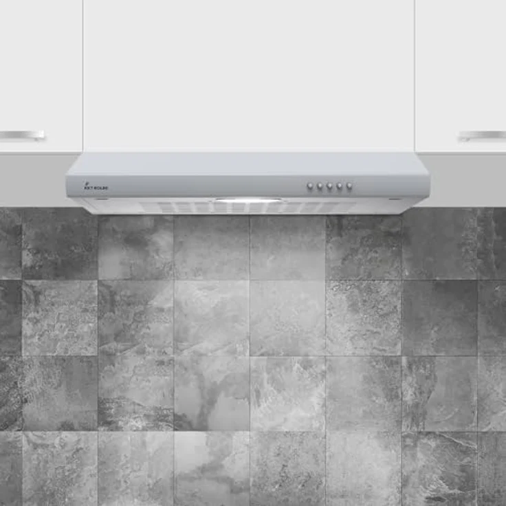 KKT KOLBE Dunstabzugshaube 60 cm | Unterbauhaube | Edelstahl | Druckknopf Bedienung | LED-Beleuchtung | Abluft Umluft | 3 Leistungsstufen | Silber UBH600S – Bild 2