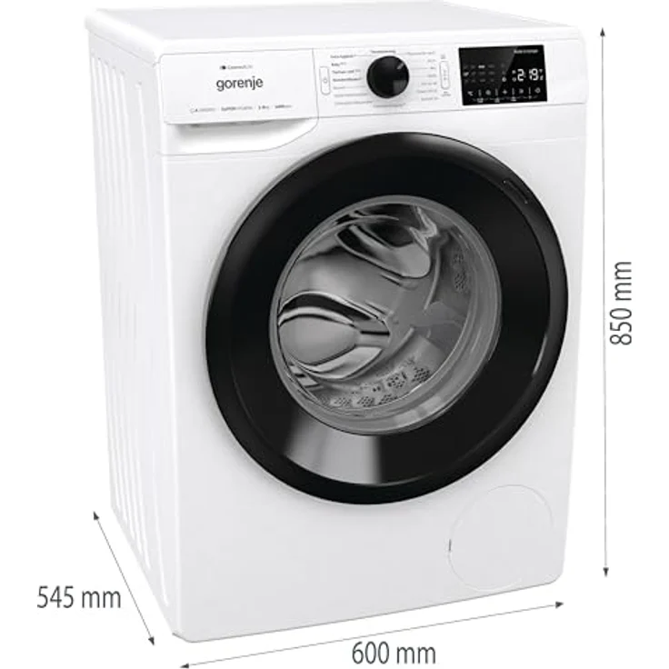 Gorenje WPNEI84A1TS Waschmaschine, 8kg, 1400 U/min., Dampffunktion, 15 Programme, WaveActive Trommel, ConnectLife WIFI, inox – Bild 2