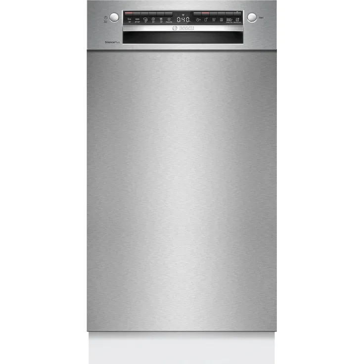 Bosch Serie 4 SPU4HMS13E, Unterbau Geschirrspüler, 45 cm, Edelstahl, Energieeffizienzklasse D