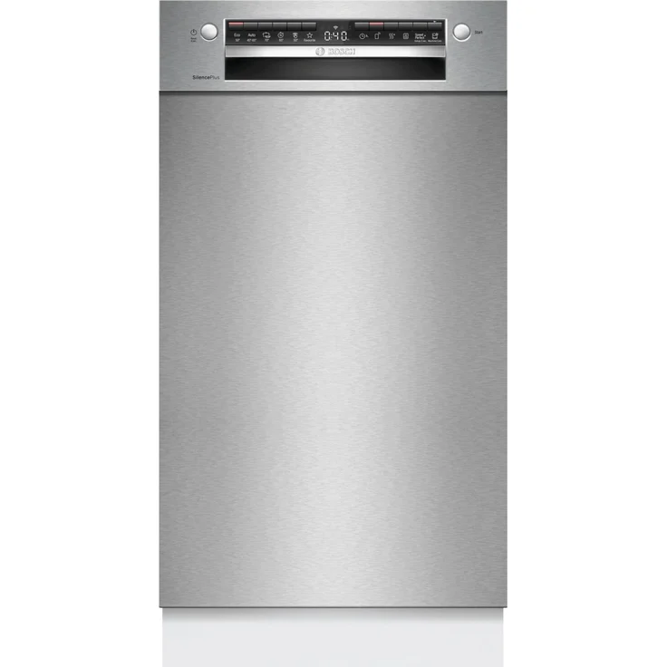 Bosch Serie 4 SPU4HMS13E, Unterbau Geschirrspüler, 45 cm, Edelstahl, Energieeffizienzklasse D