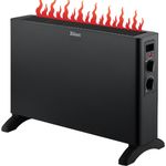 Zilan Elektro Konvektor 2 Heizstufen Elektroheizung 1250/2000 Watt Thermostat, Schnellheizer in Weiß