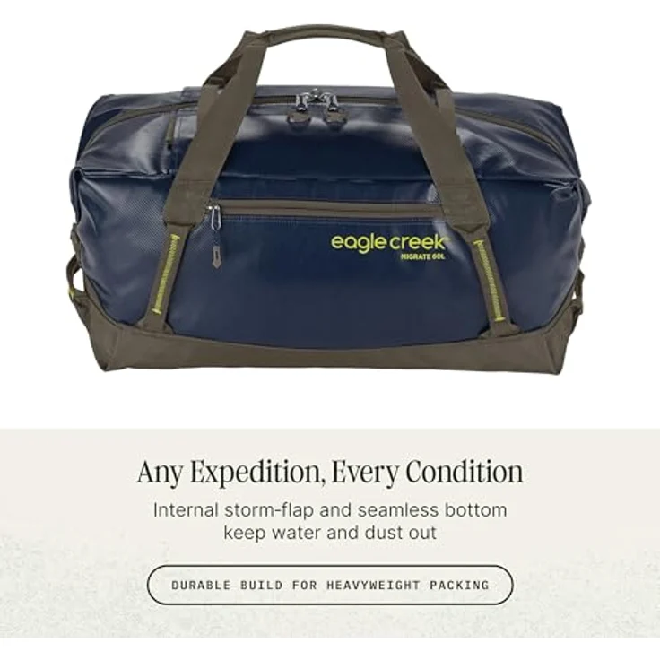 Eagle Creek Migrate Reisetasche 59 cm, blau, 100% Polyester, 59 x 29 x 28 cm – Bild 3