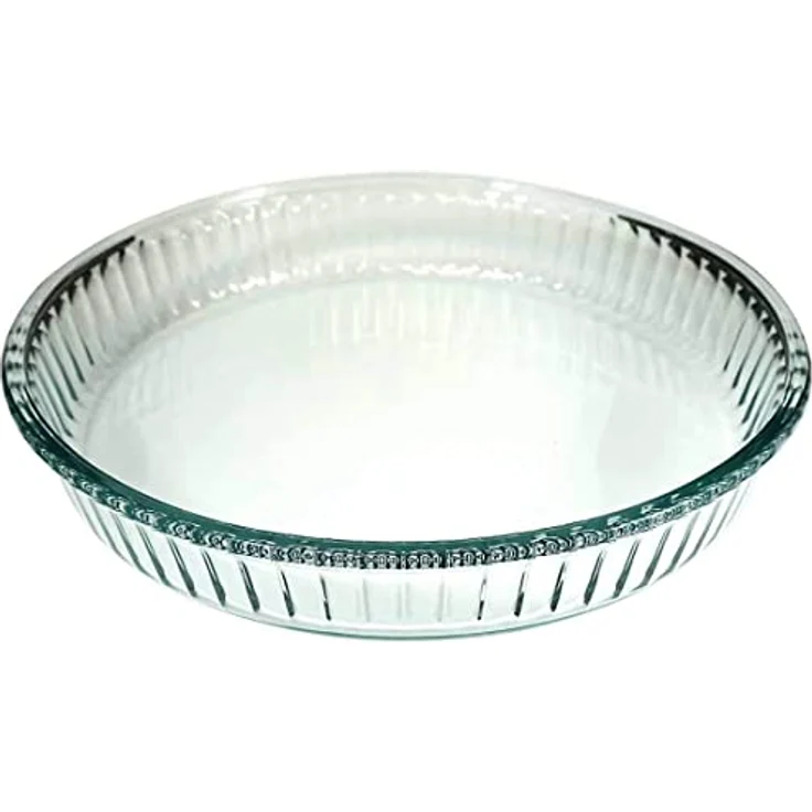 Pasabahce PB-159022 2-tlg. Borcam Auflaufformen, Rund, 1 x Ø 26 cm Höhe: 5cm 1 x Ø 32 cm Höhe: 5,5cm Spülmaschinen-, Mikrowellen-, Backofen- und Eisschrankgeeignet – Bild 7