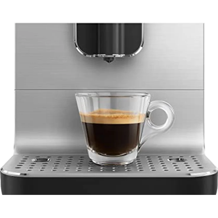Smeg BCC01 Kaffeevollautomat 50s Style, 1,4 l Wassertank, mit integriertem Mahlwerk, matt weiß – Bild 5