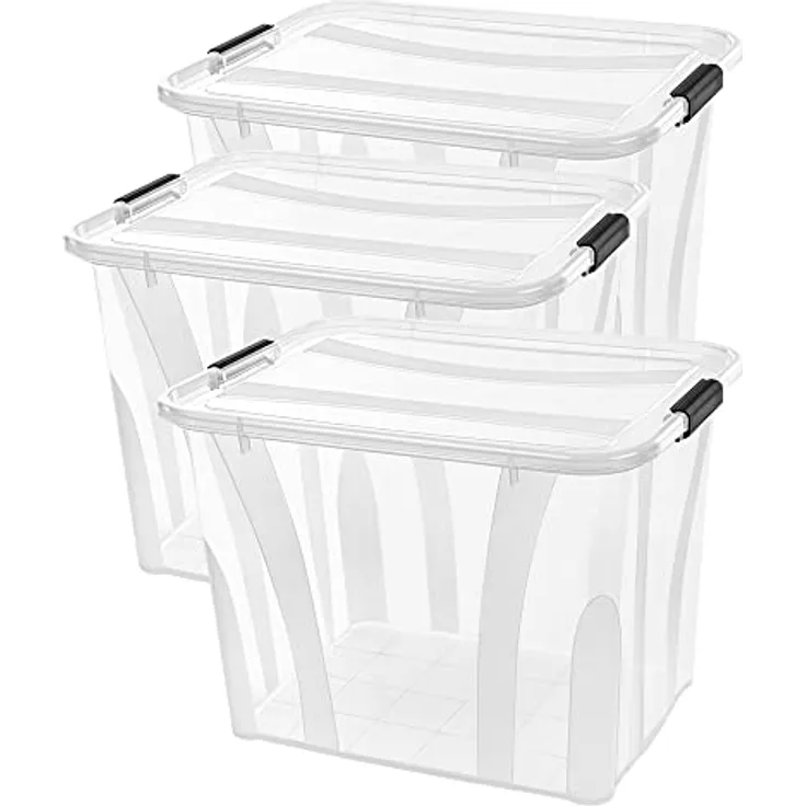 Siena Home Aufbewahrungsbox 55l 3 er Set Anzio