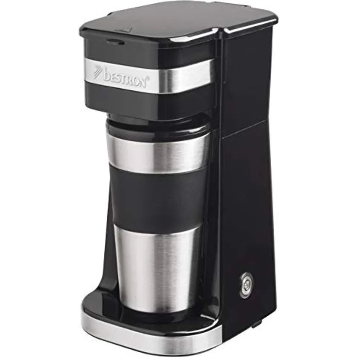 Kaffeemaschine, Edelstahlbecher, Permanentfilter – Bild 2