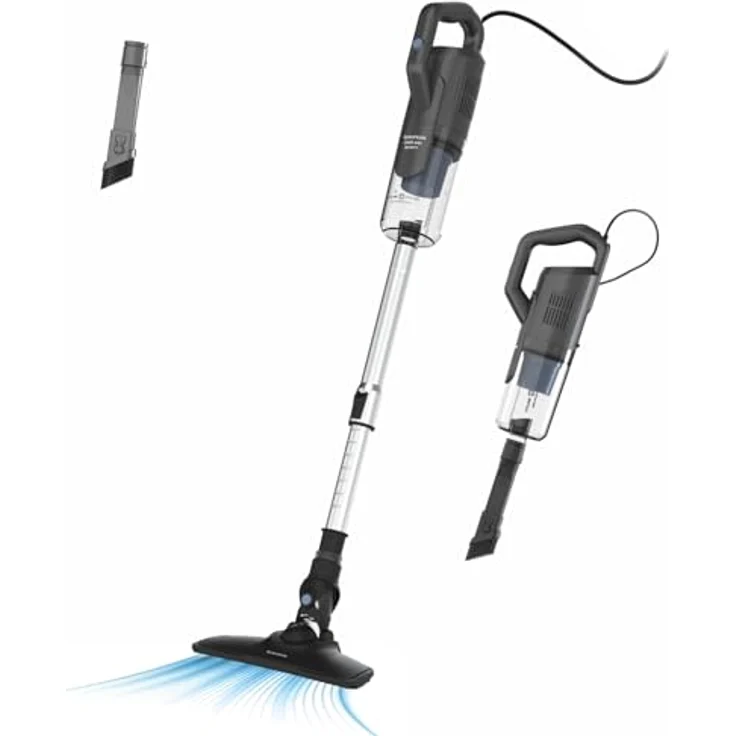 Taurus Homeland Infinity Handstaubsauger, 600 W, 16 kPa Saugleistung, Cyclone System, HEPA-Filter, 800 ml Tank, 180° Bedienung, Zubehör – Bild 1