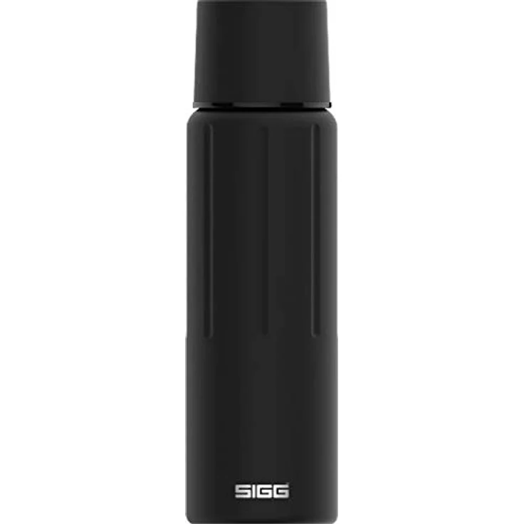 SIGG Gemstone IBT Obsidian Thermo Trinkflasche (0.75 L), isolierte Trinkflasche, auslaufsichere Thermo-Flasche aus Edelstahl – Bild 1